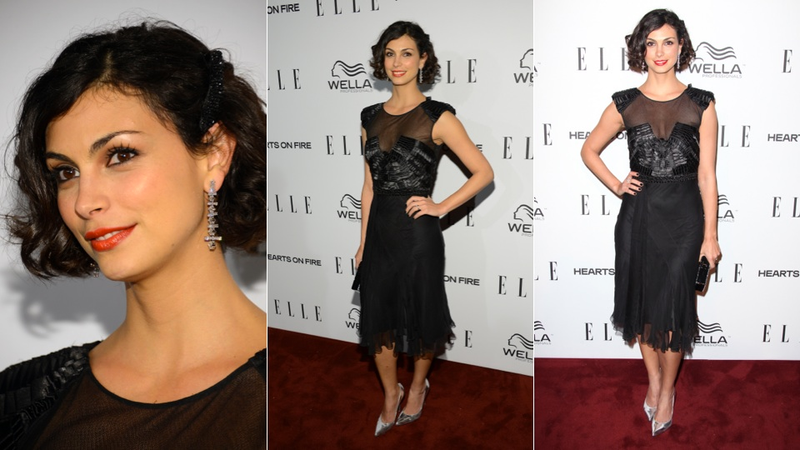 Illustration for article titled Flirty Frocks and Hideous Hose at the Elle Women in Television Celebration